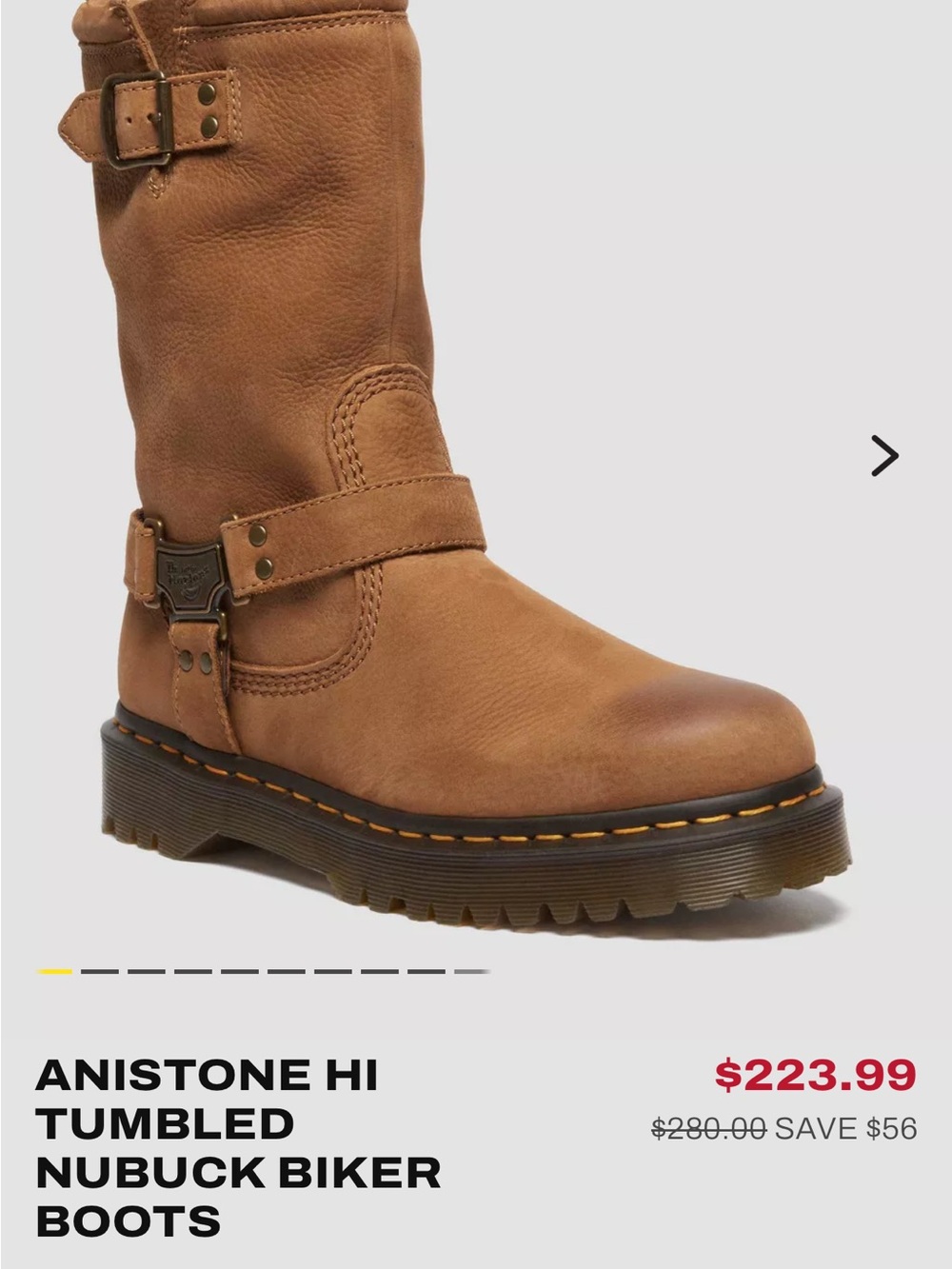 Dr. Martens Anistone Hi Boot in Brown